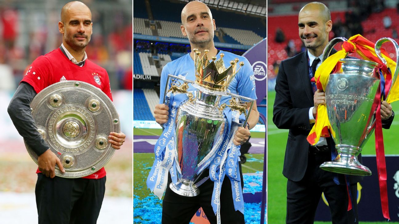 Ranking Guardiola's 18 seasons as manager: Which c...