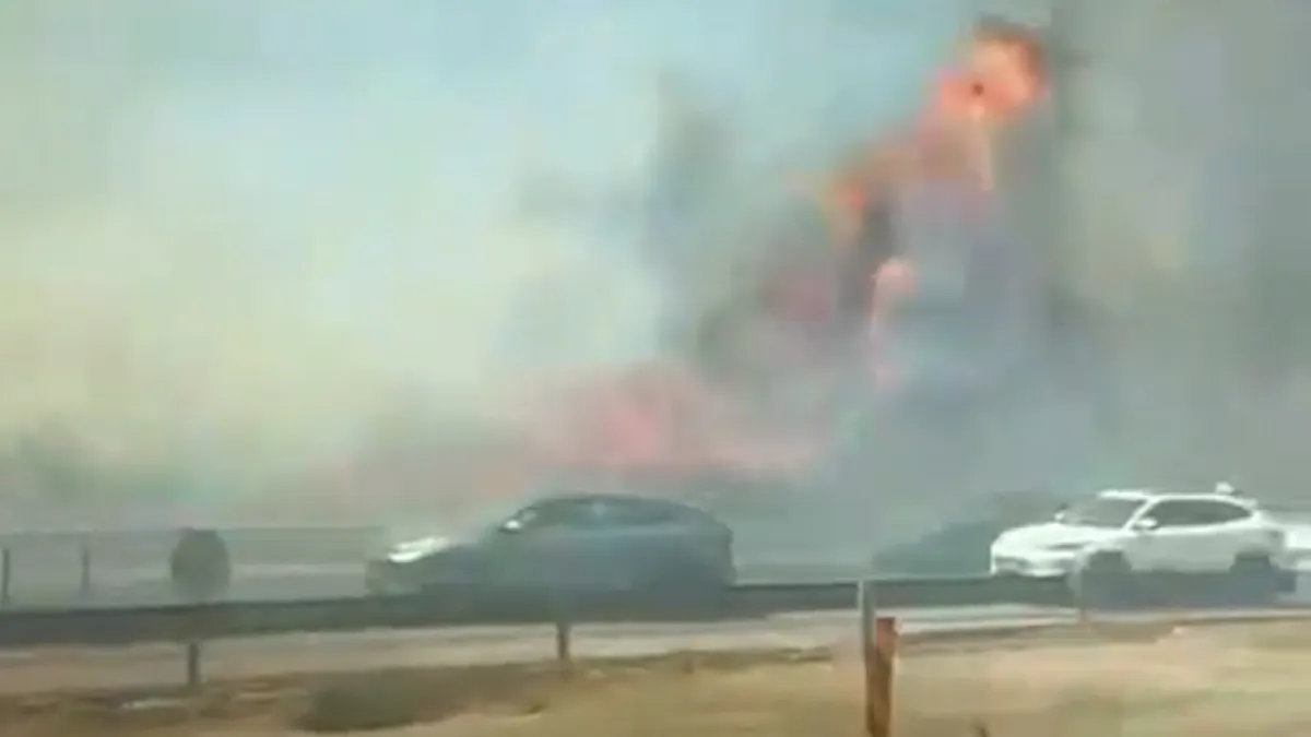 Crews battle wildfire that shut down major highways in Israel