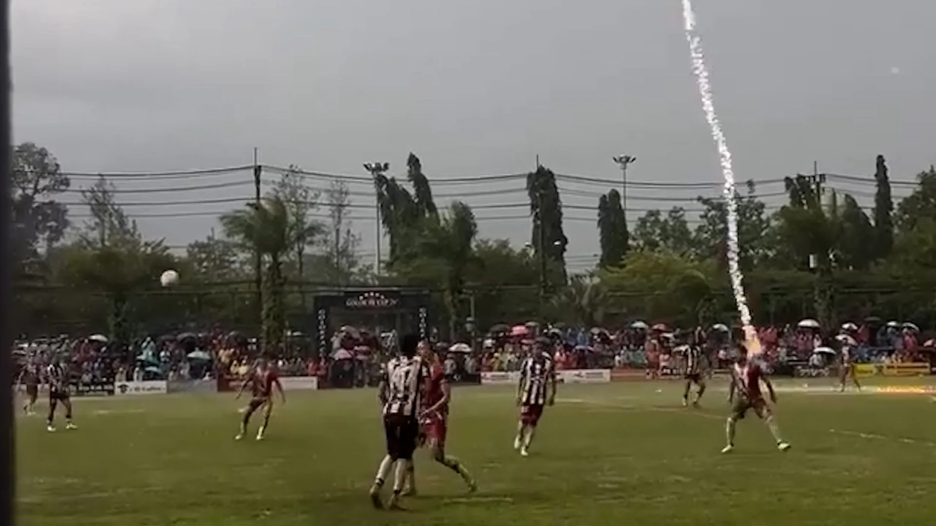 Lightning strike kills Thai footballer during match