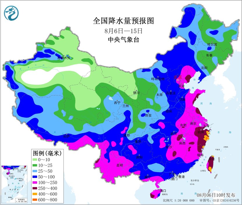 9日前后台风“白海豚”将给华东等地带来强风雨