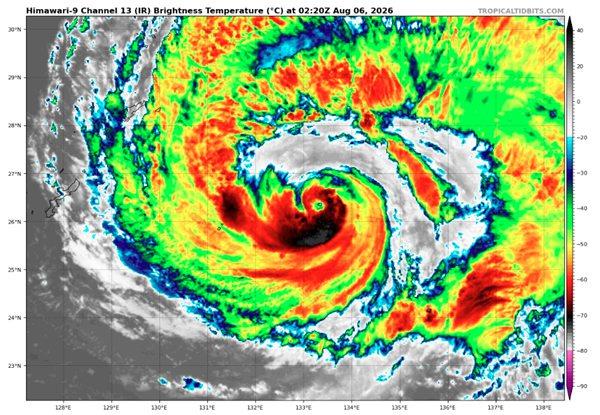 台风“白海豚”影响我国已成定局 即将进入48小时台风警戒线