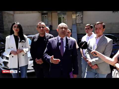 Bright Armenia Party election campaign outside National Security Service building: “KGB basement” must be closed