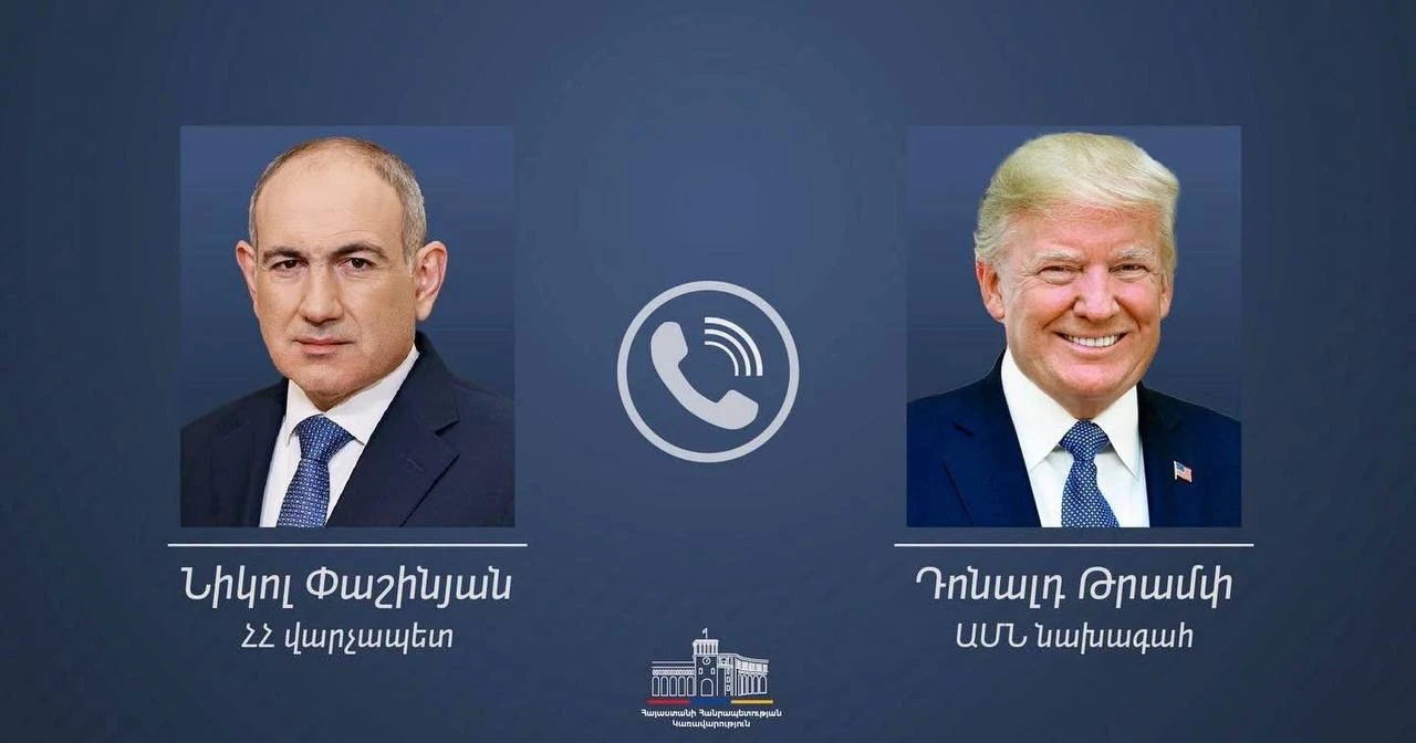 Փաշինյանն ու Թրամփը հեռախոսազրույցում քննարկել են TRIPP նախագծի իրականացման ներկա վիճակը