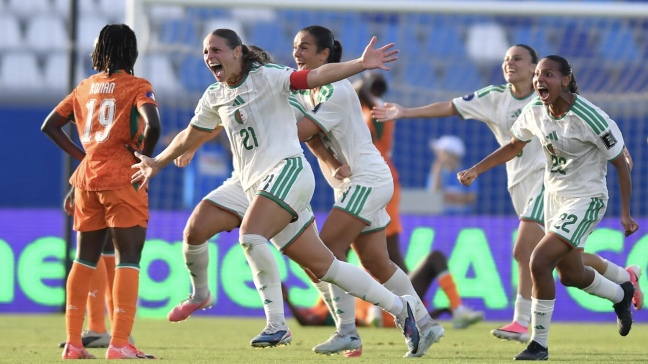 Algeria reach Women's World Cup for first time