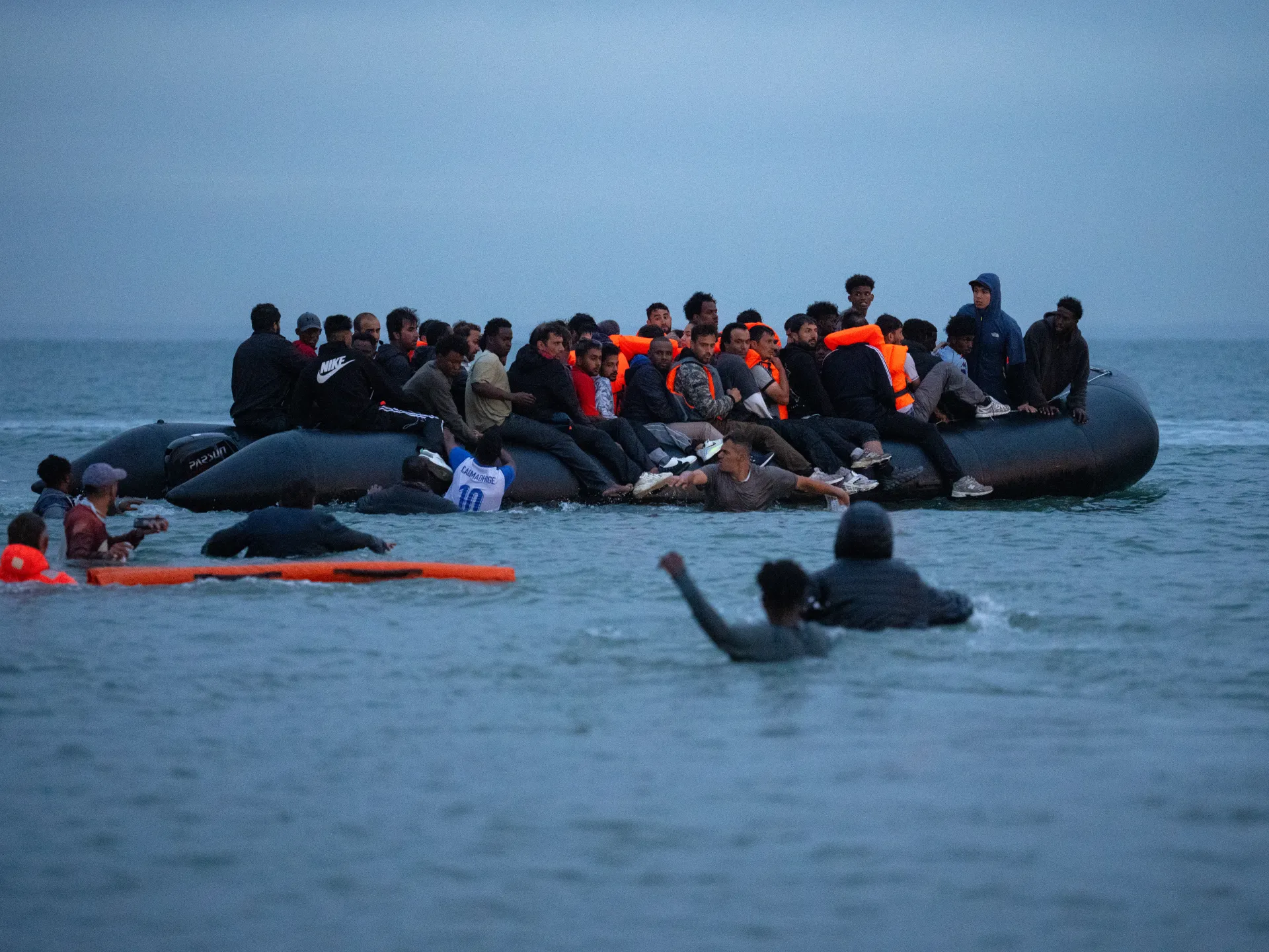 Record 230 people reach UK on single boat after crossing English Channel