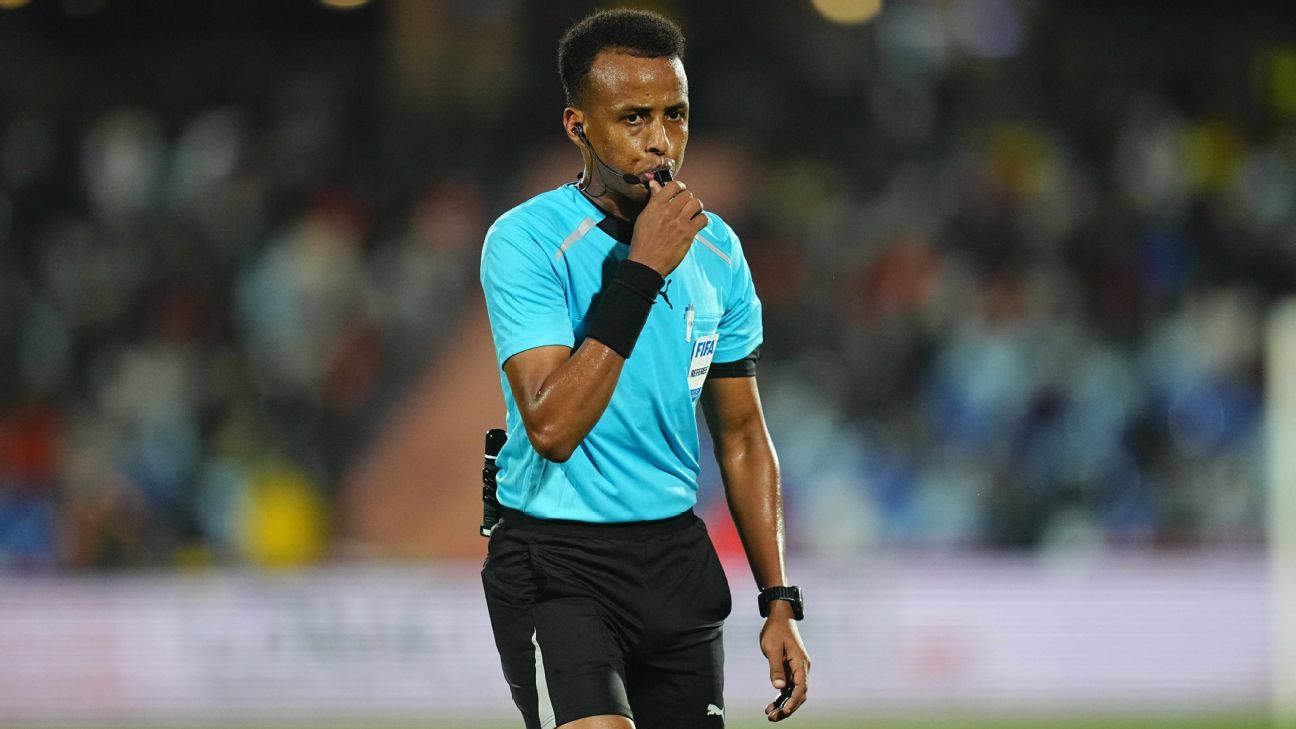 Barred Somali WC ref 'grateful' for Super Cup shot