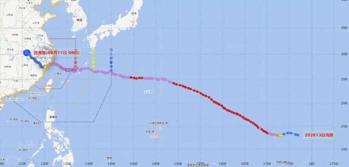 浙江发布台风“白海豚”评估报告：路径罕见、雨量破多项纪录