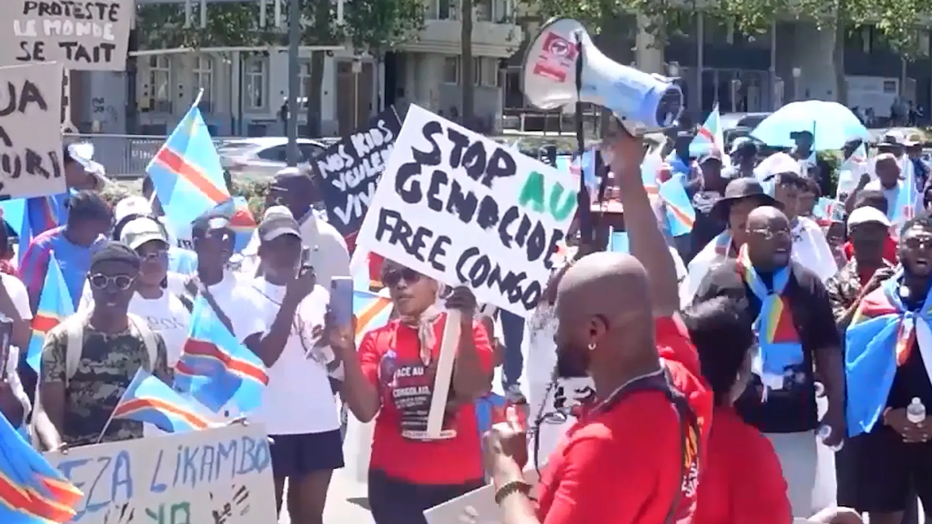 Congolese protesters accuse EU of complicity in DRC violence
