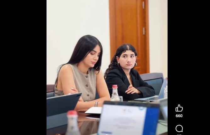 Փաշինյանի դուստրը Արդարադատության նախարարությունո՞ւմ է աշխատում. Նա Գալյանի մոտ քննարկման է մասնակցել (վիդեո)