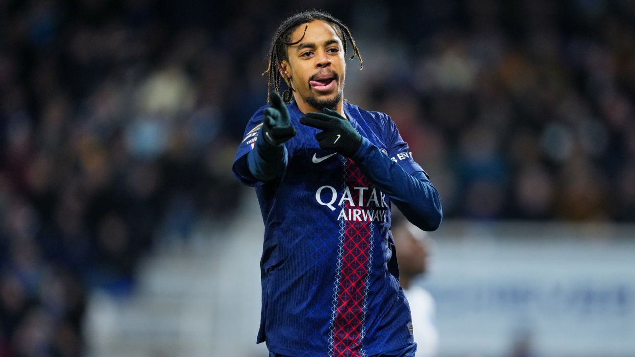 Liverpool target Barcola in PSG Super Cup squad