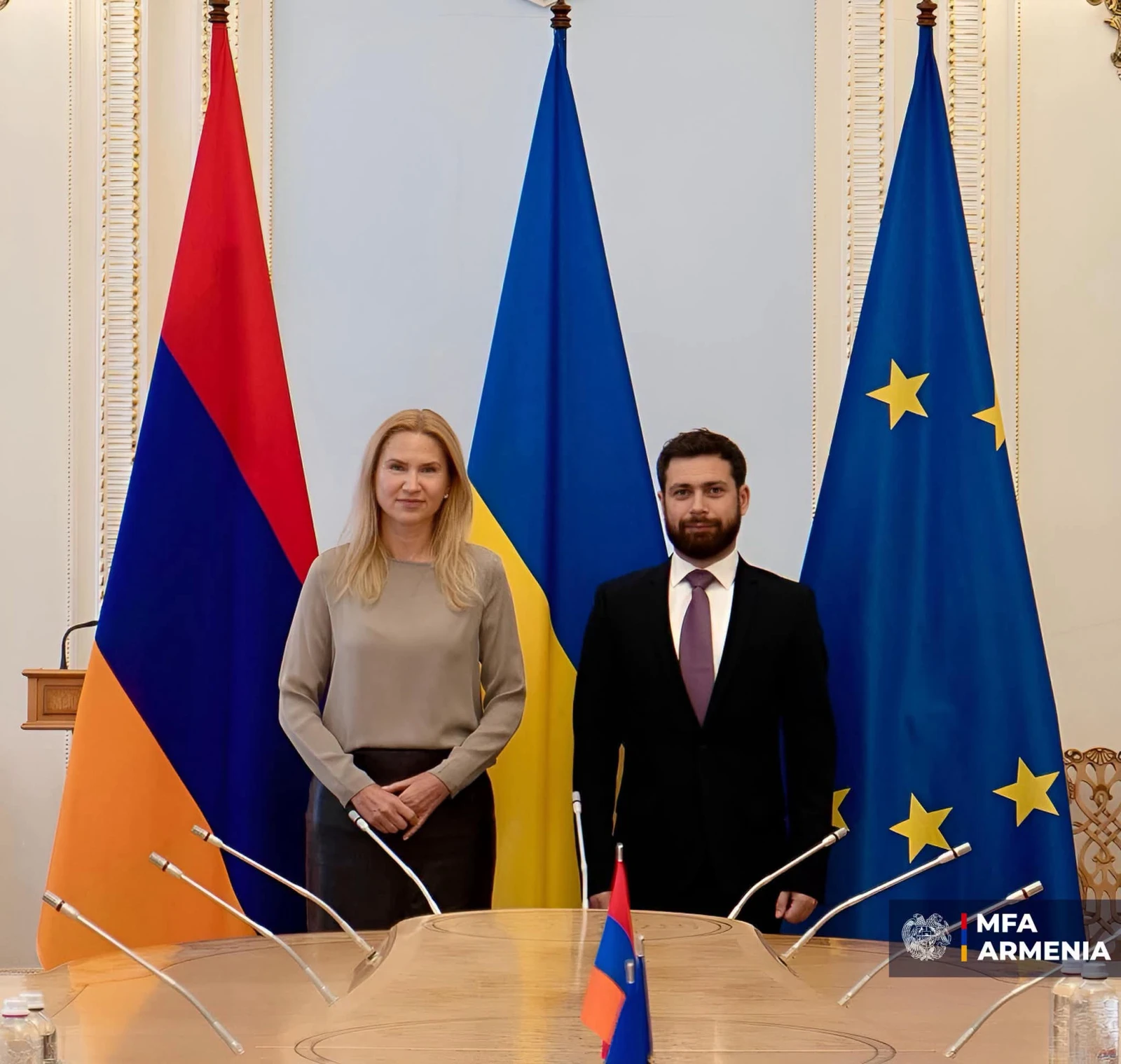 Վահան Կոստանյանը հանդիպել է Ուկրաինայի Գերագույն ռադայի փոխնախագահի հետ