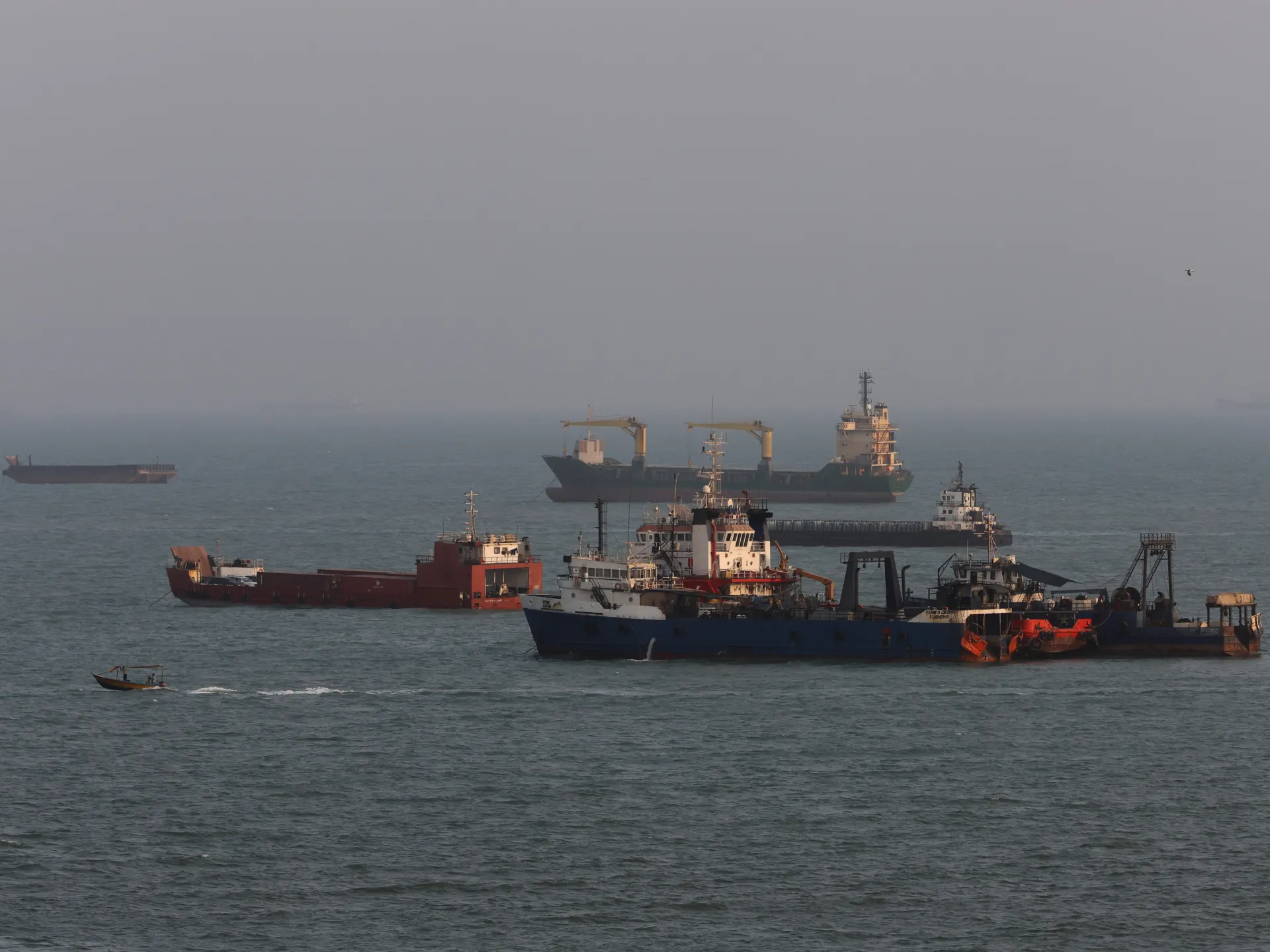 Vessel hit by ‘unknown projectile’ in Strait of Hormuz, UKMTO says