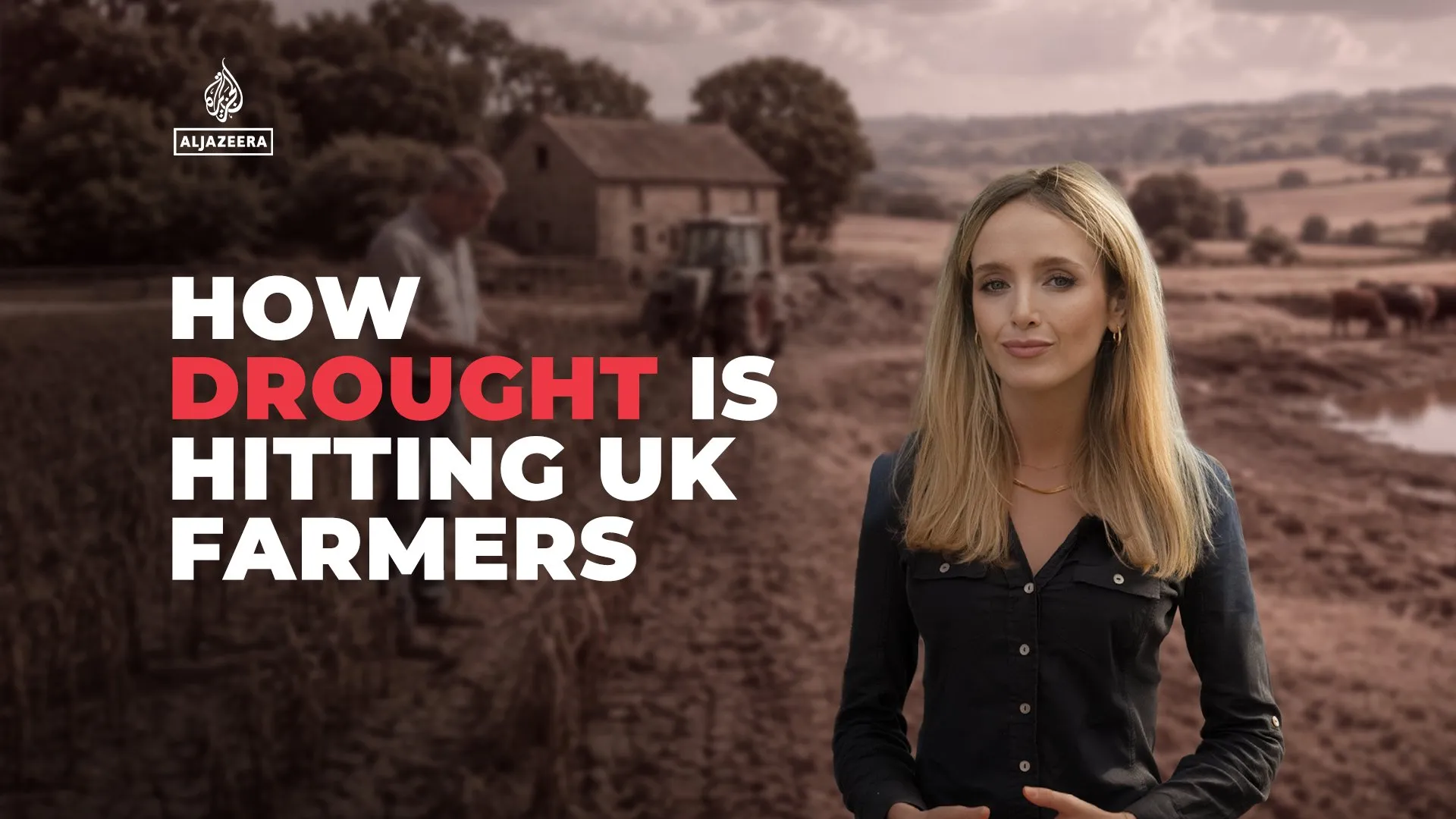 How is drought hitting UK farming?