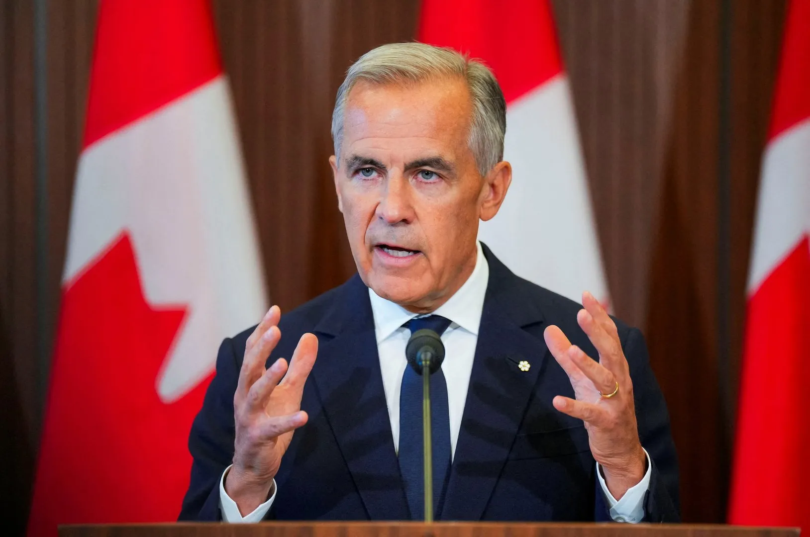 Canada to match US tariffs “dollar for dollar,” PM Carney says