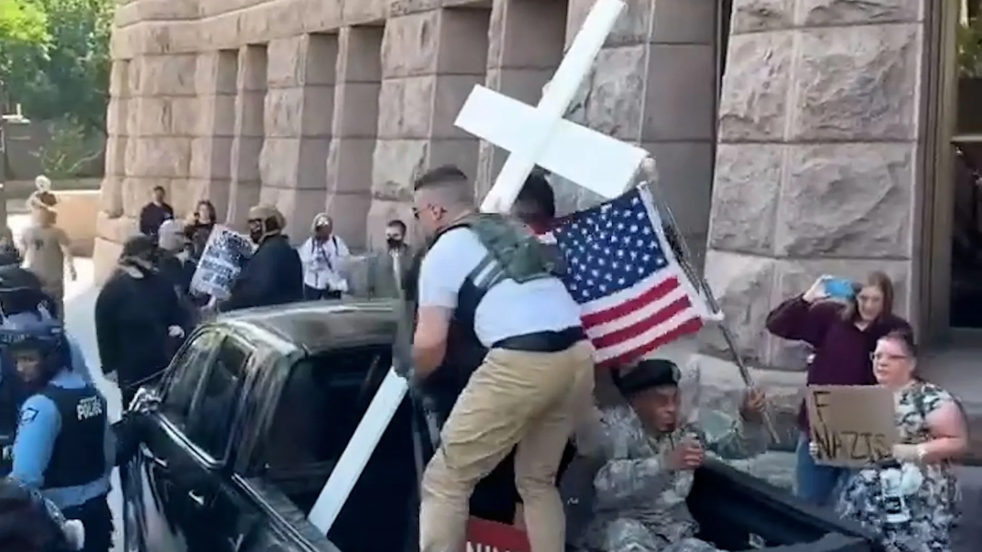 Far-right provocateur Jake Lang arrested after Minneapolis riot