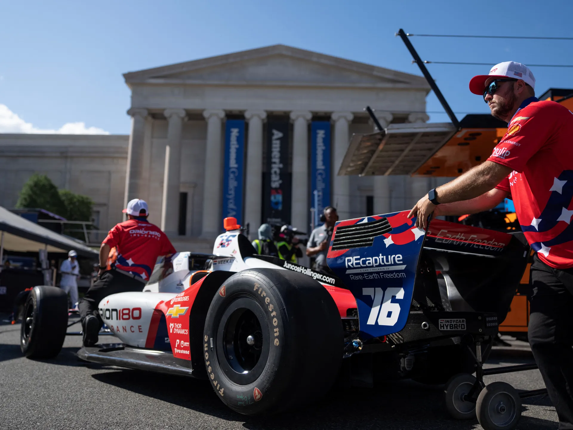 Photos: IndyCars speed past Washington landmarks as part of Freedom 250