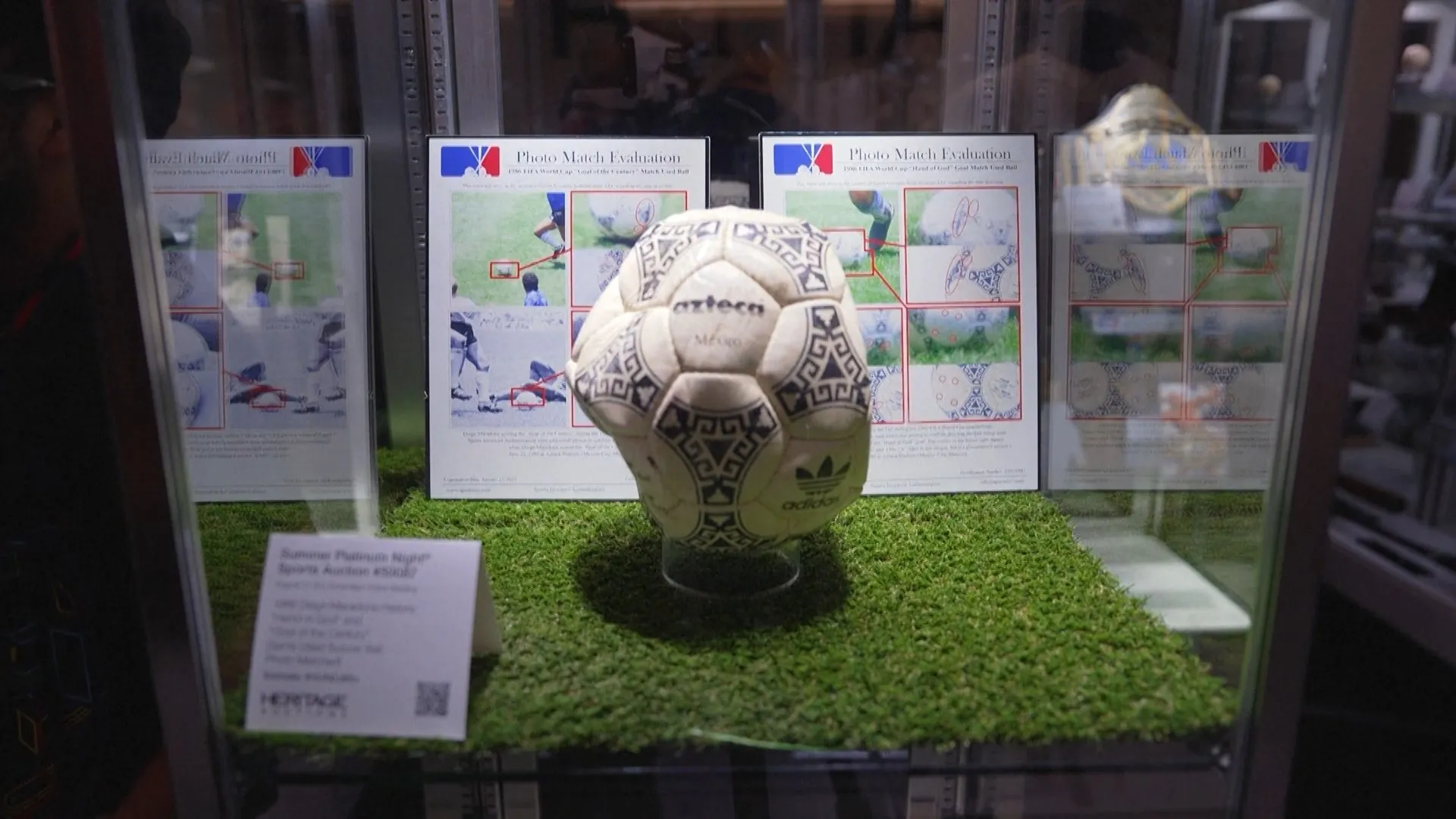 Maradona’s ‘Hand of God’ ball from Mexico sells for $3.35m