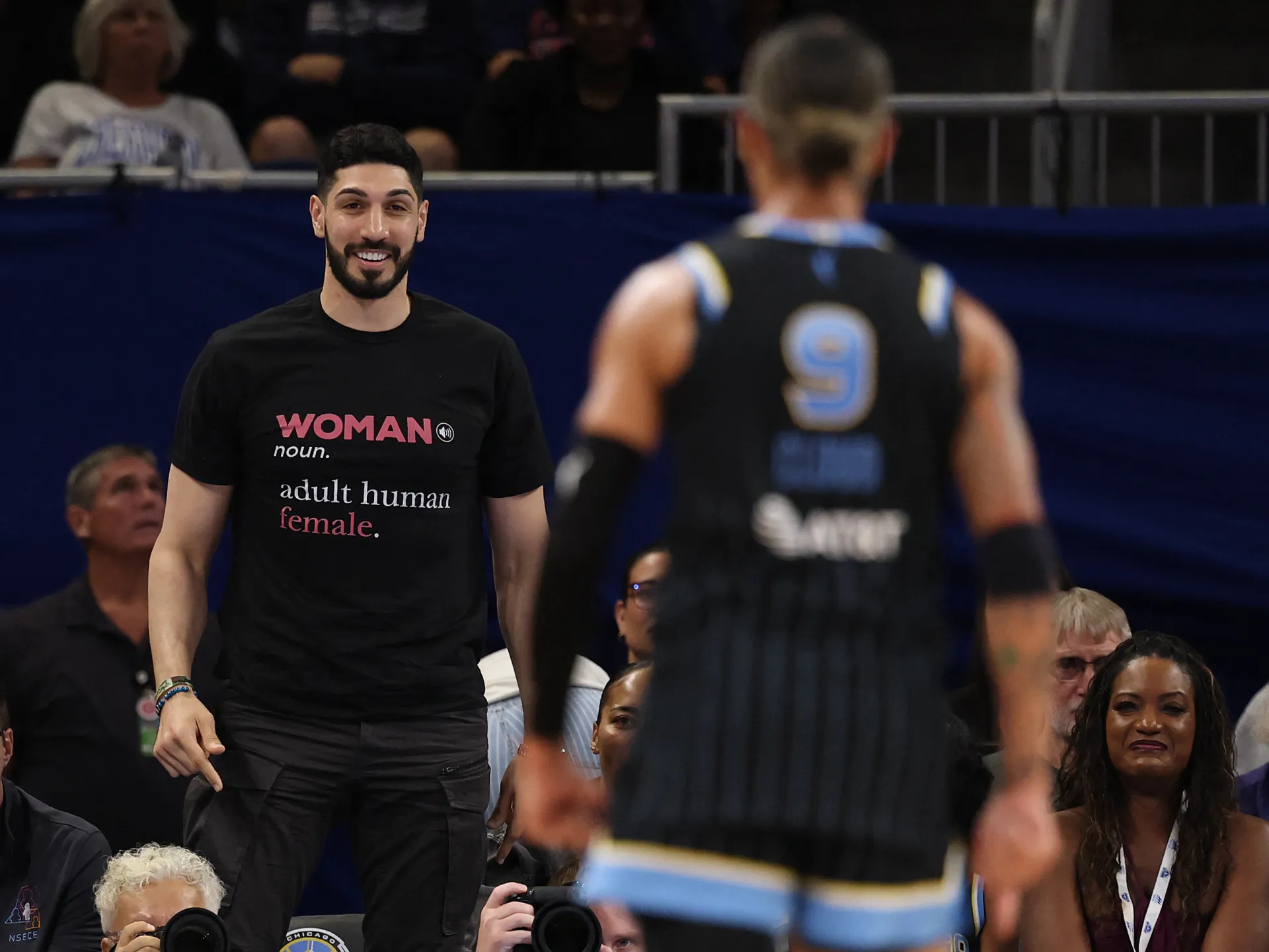 Former NBA player Enes Kanter ejected after confrontation with WNBA’s Cloud