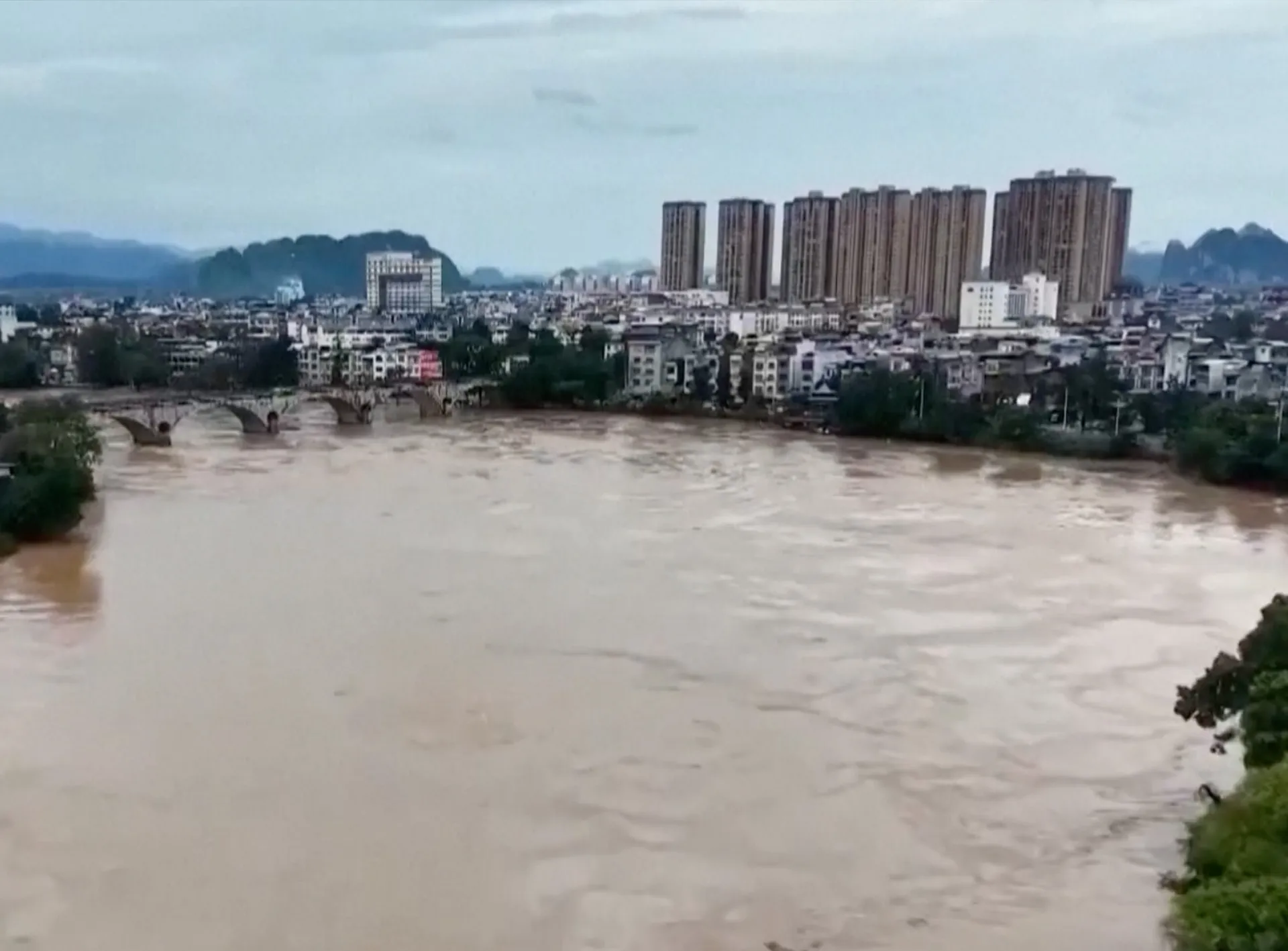 Rain and flooding from Typhoon Narra hits China and Vietnam