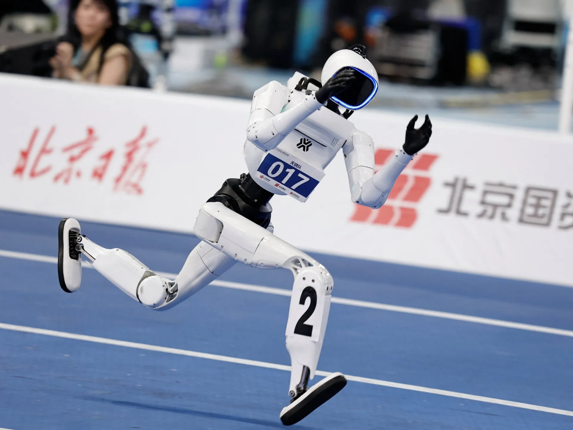 Chinese robot Tiangong clocks sub-9-second 100 metres in Beijing