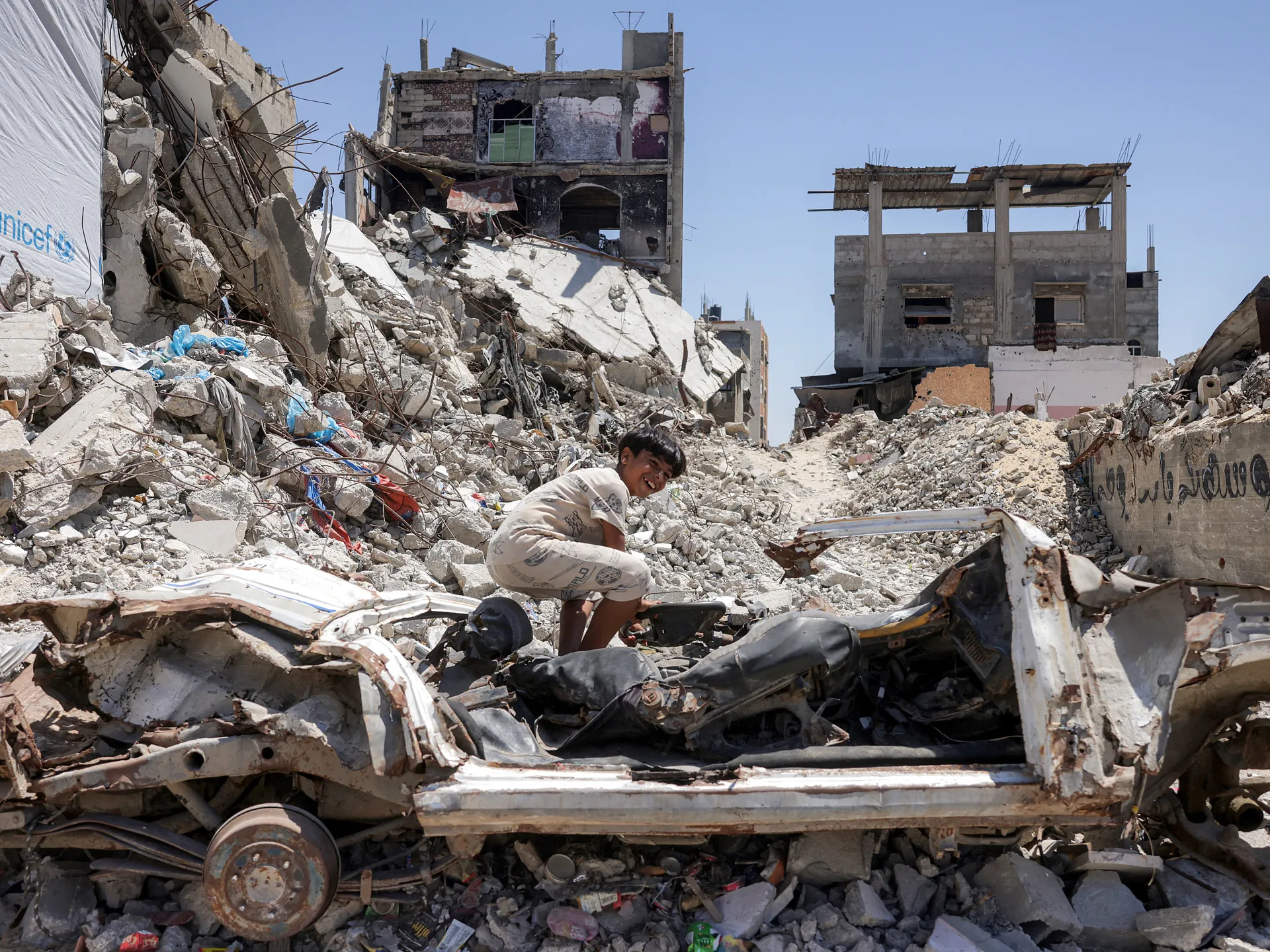 Seven killed in Gaza as Israeli strike ‘destroys’ aid supply warehouse