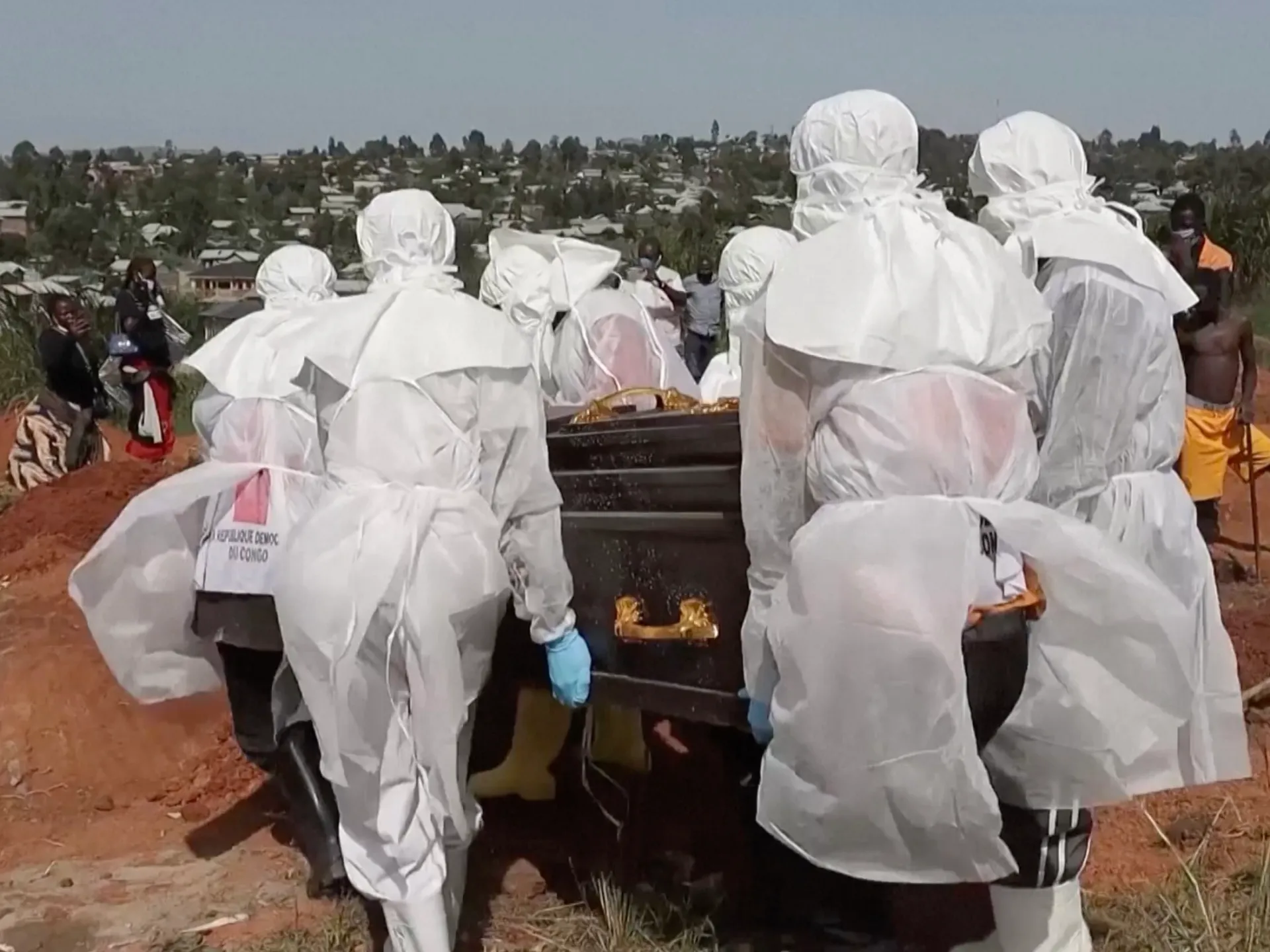 Doctor buried after he died treating Ebola patients in DRC