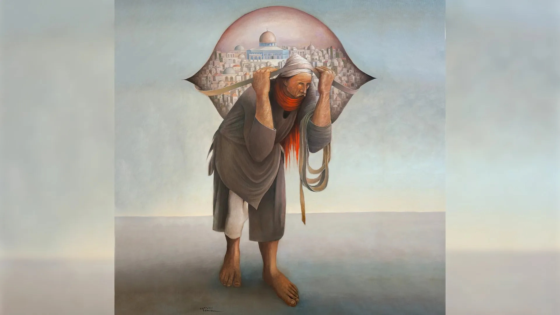 Palestinians mourn ‘Camel of Hardship’ artist Sliman Mansour