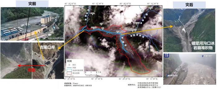 尼泊尔与我国两河交汇处出现明显堰塞湖 溃泄风险高
