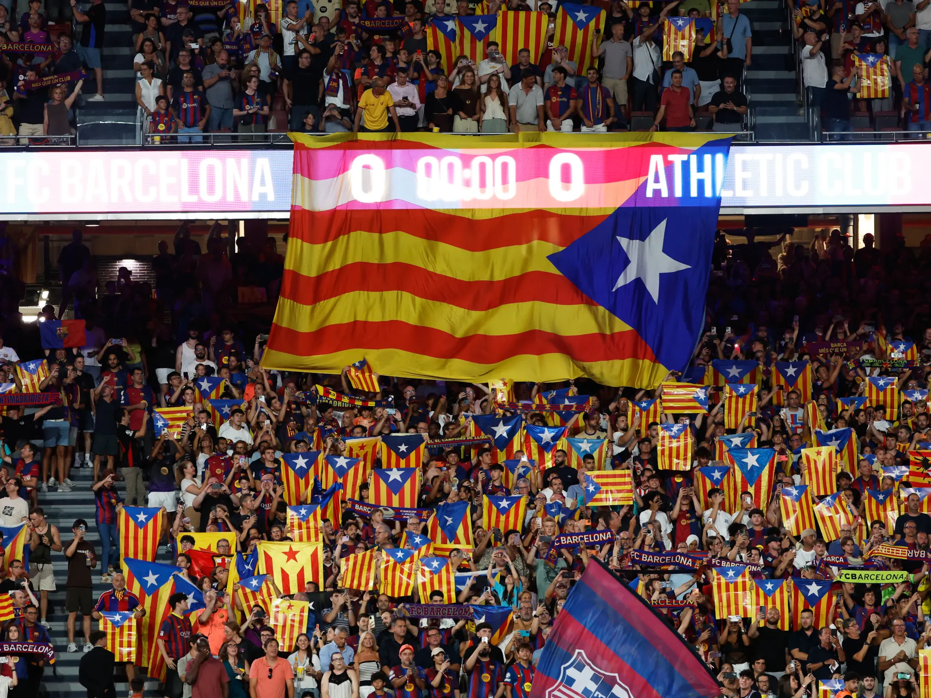 Barcelona scraps Spain World Cup tribute amid fans’ Catalan flag support
