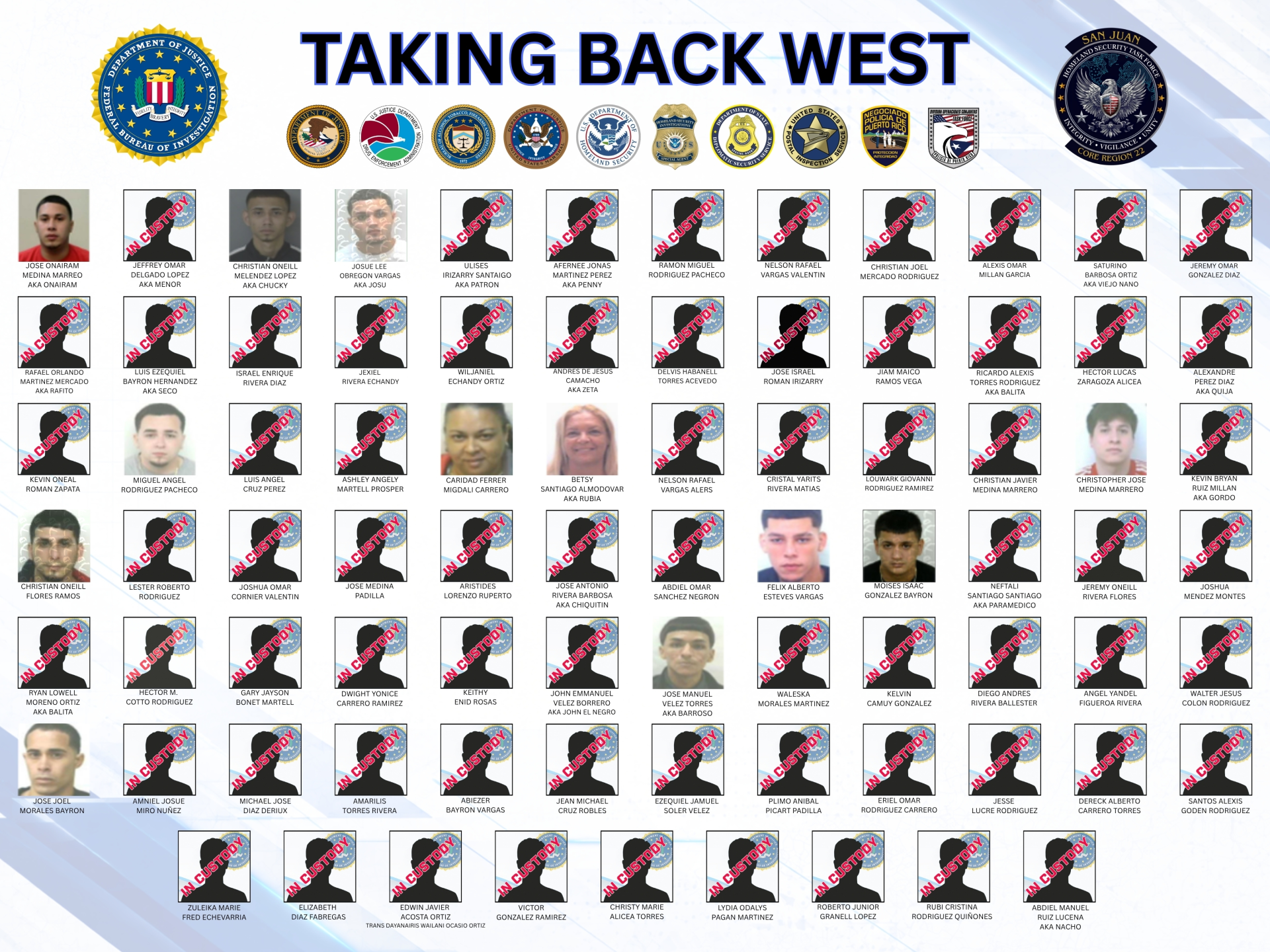 US charges 81 in Puerto Rico gang case, as Trump cartel crackdown continues