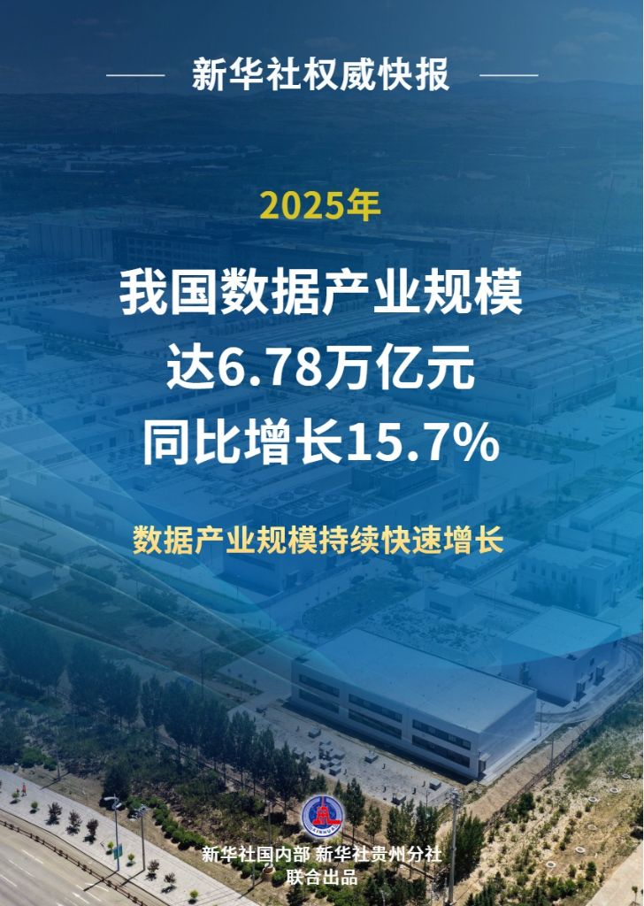 2025年我国数据产业规模达6.78万亿元