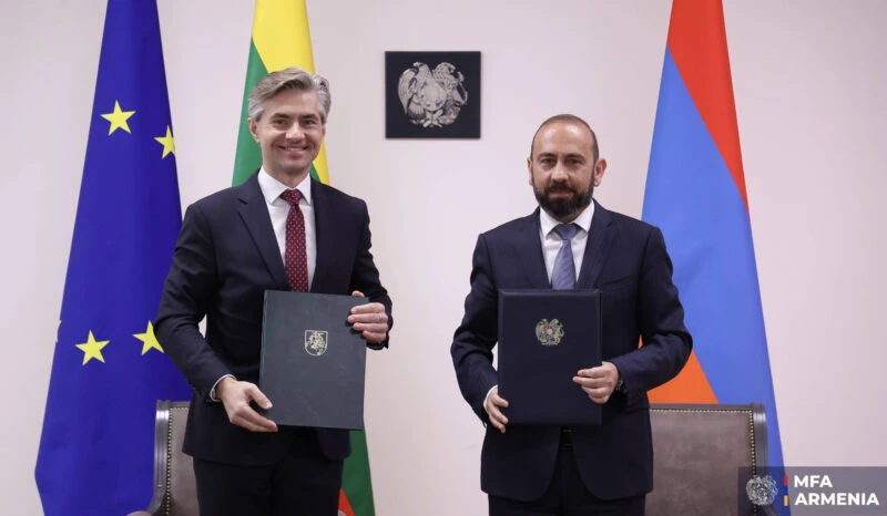 Հրապարակվել է Հայաստանի և Լիտվայի միջև ռազմավարական գործընկերության մասին համատեղ հռչակագրի տեքստը
