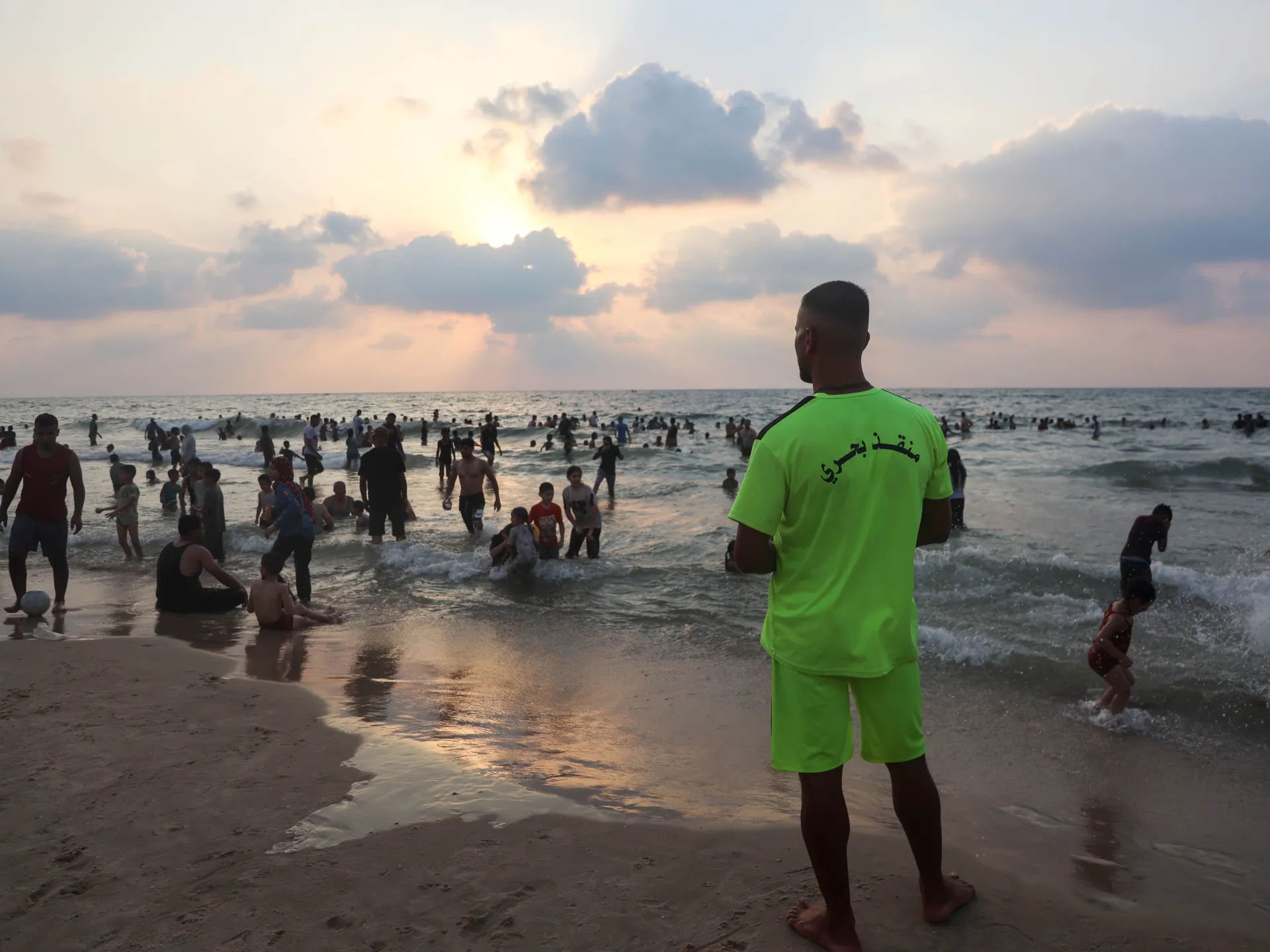 Armed with a whistle, Gaza’s lifeguards do what they can to save swimmers