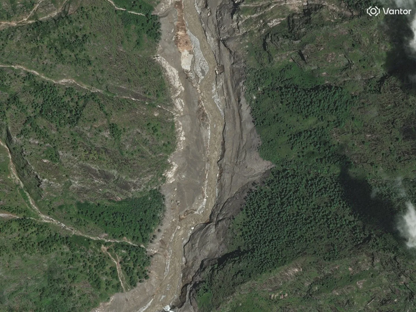 Before and after images show catastrophic impact of Nepal flash floods