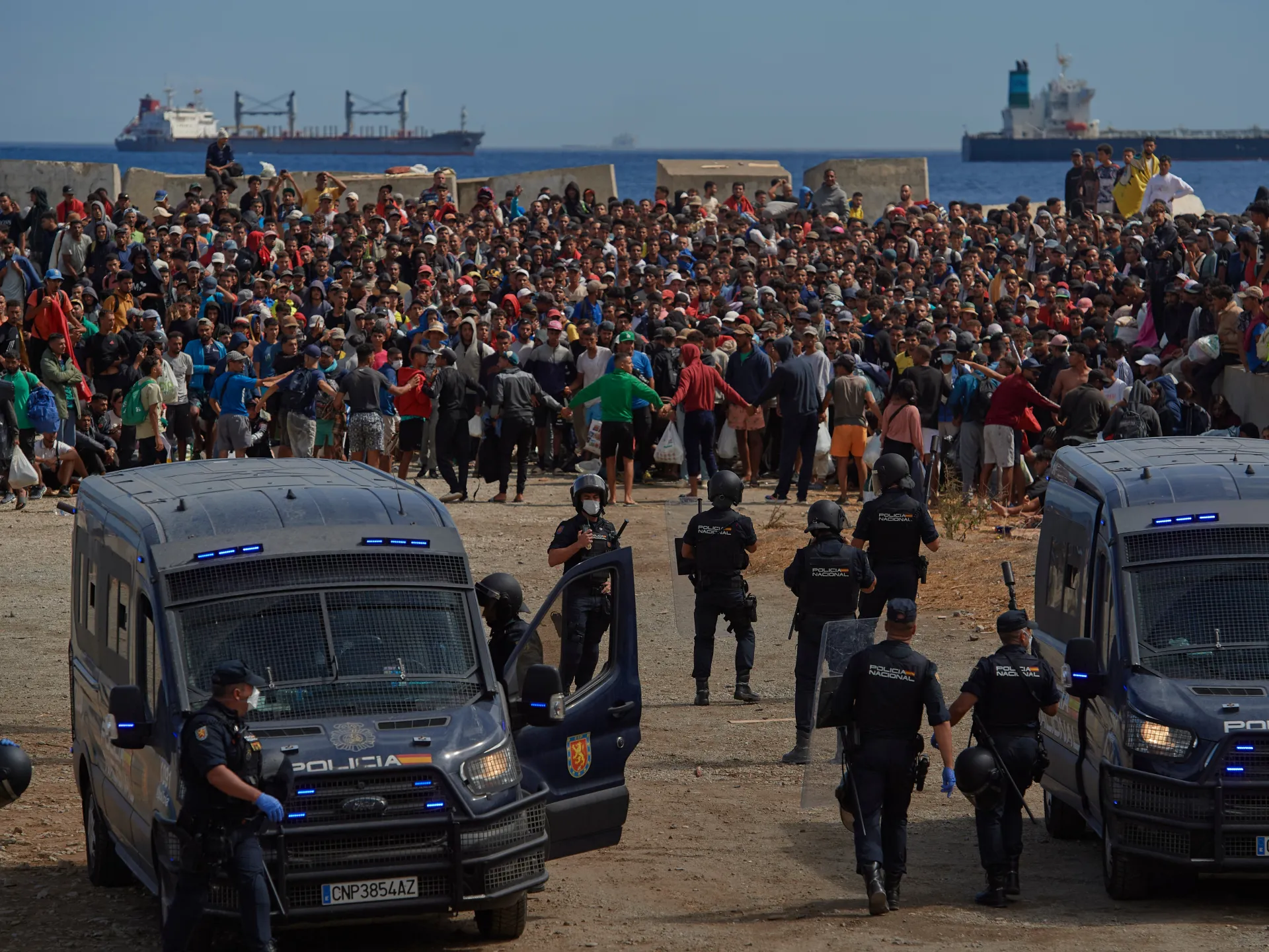Spain asks EU for help to process 5,000 Ceuta migrants amid local unrest