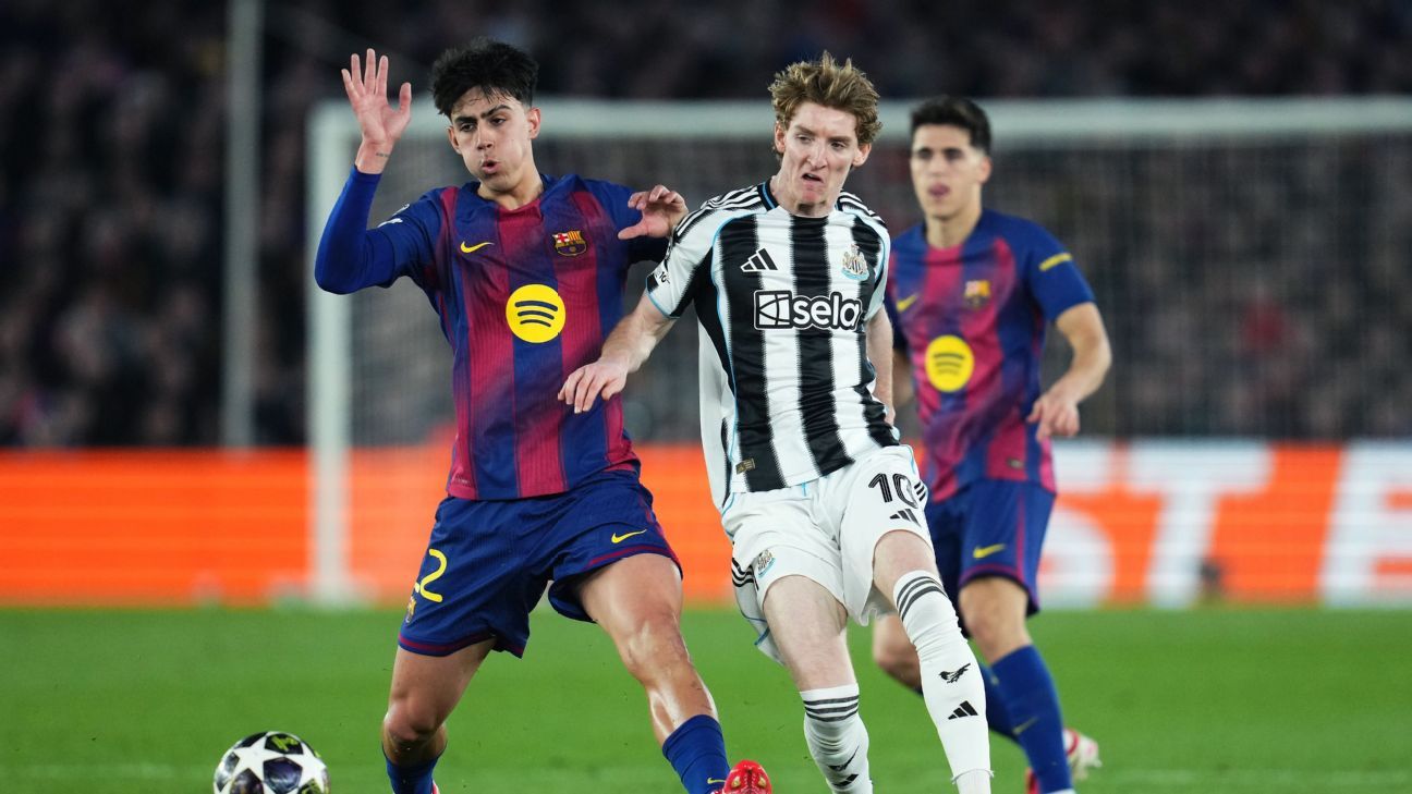 Sources: Barça make offer for Newcastle's Gordon