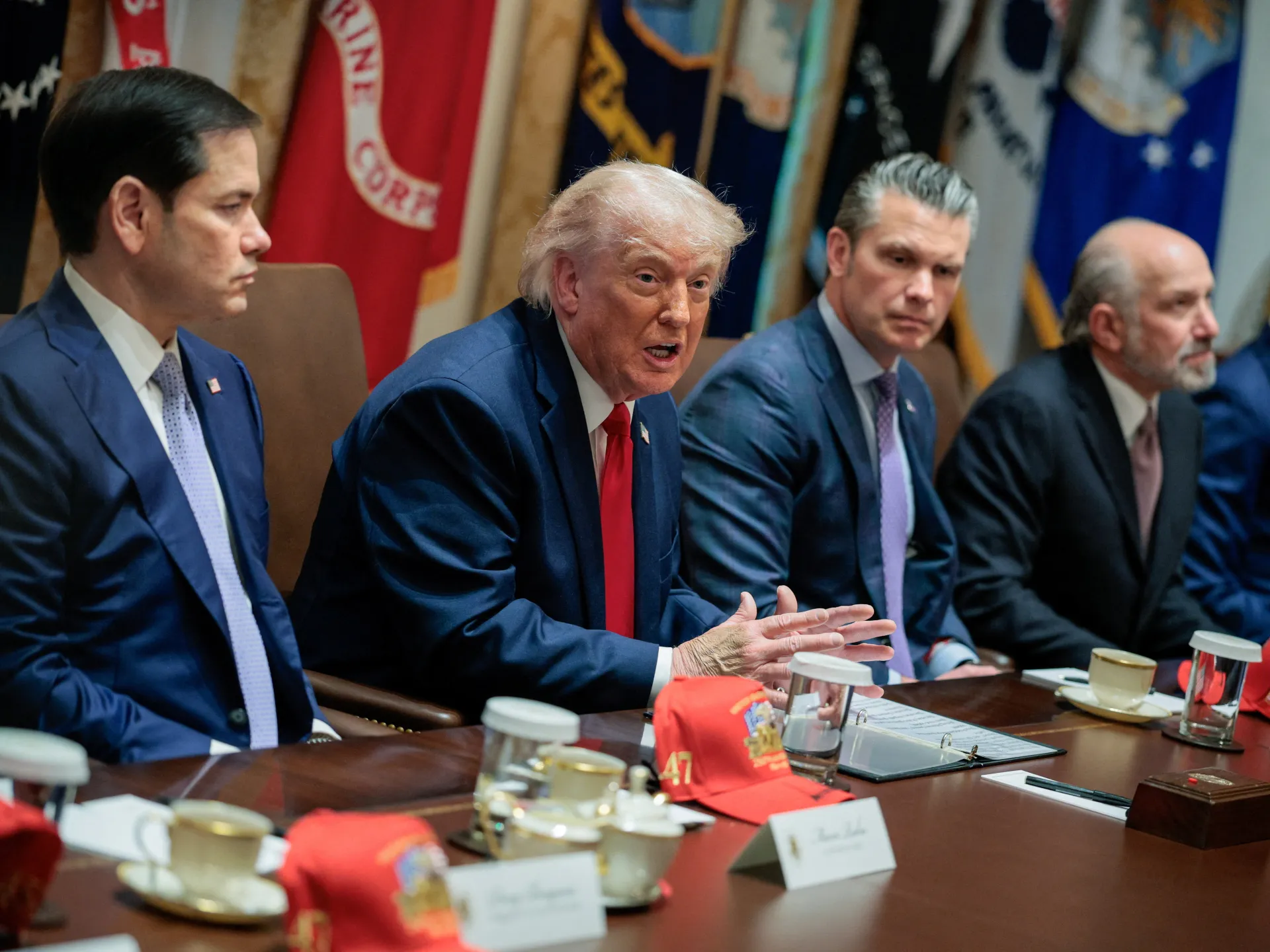 Trump says no one will control Strait of Hormuz