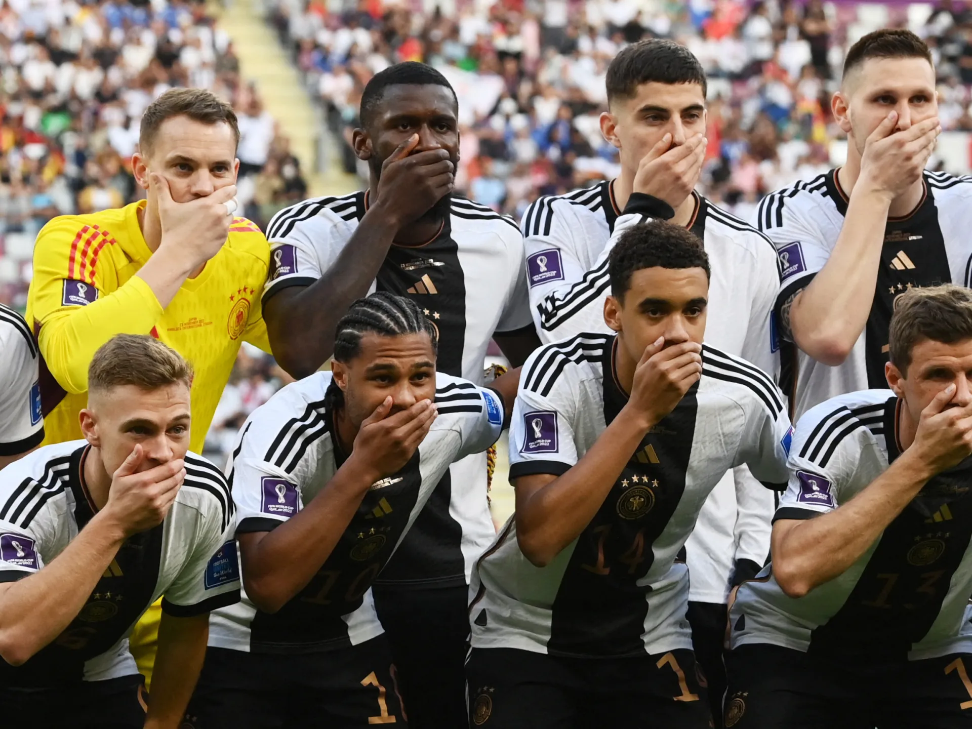Germany’s Voeller urges players to avoid political statements at World Cup