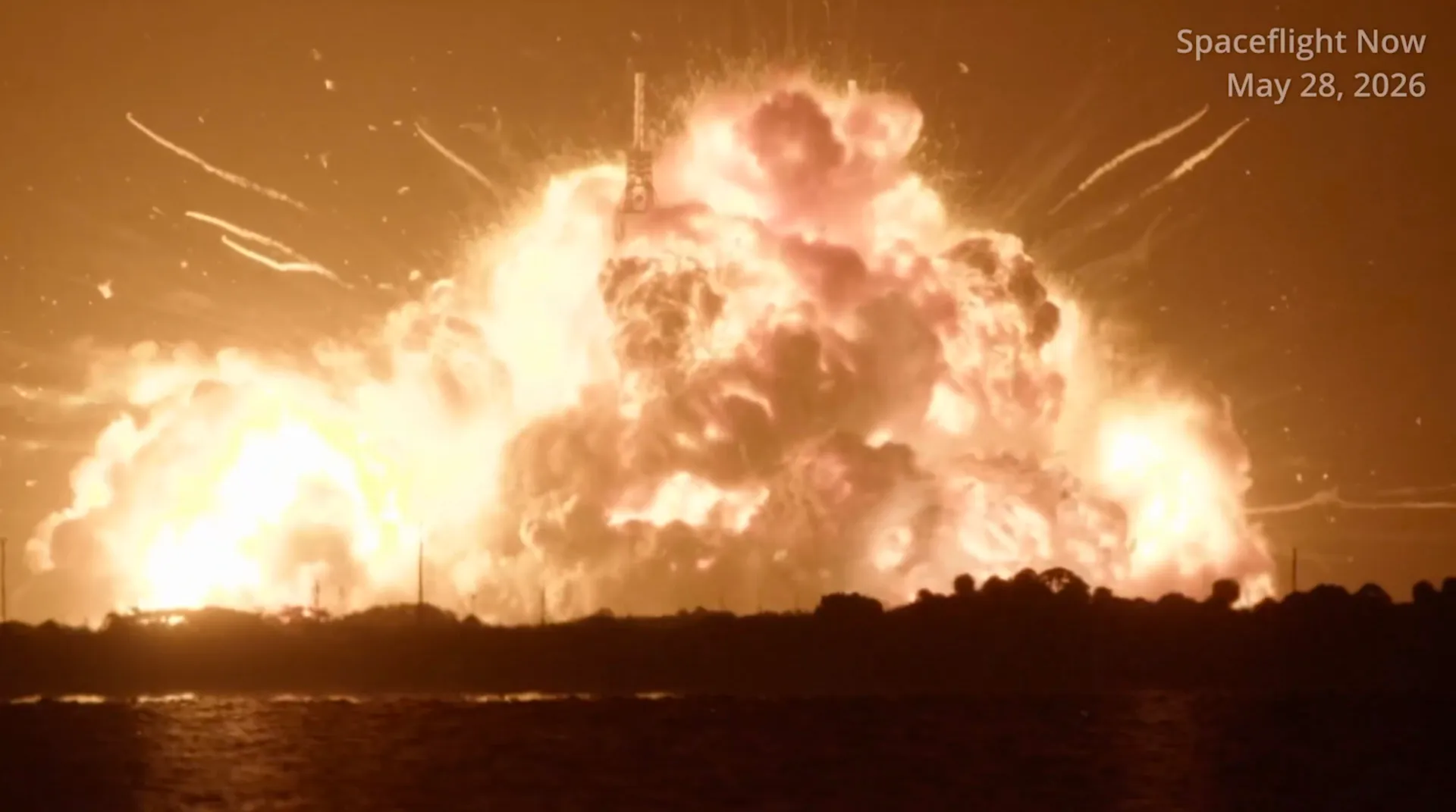 Blue Origin rocket explodes on launch pad during test