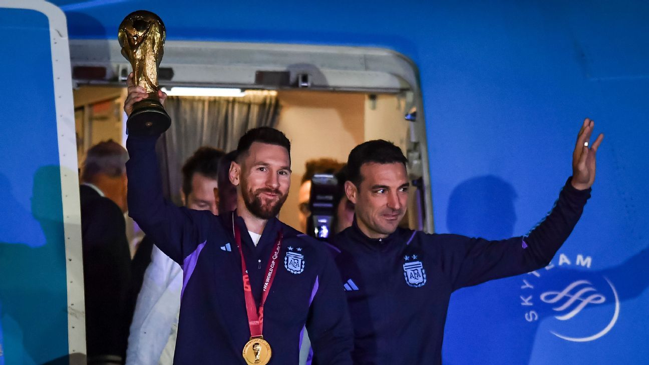 Messi leads an experienced Argentina World Cup squ...