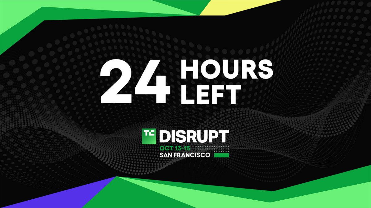 Final 24 hours to save up to $410 on your TechCrunch Disrupt 2026 ticket