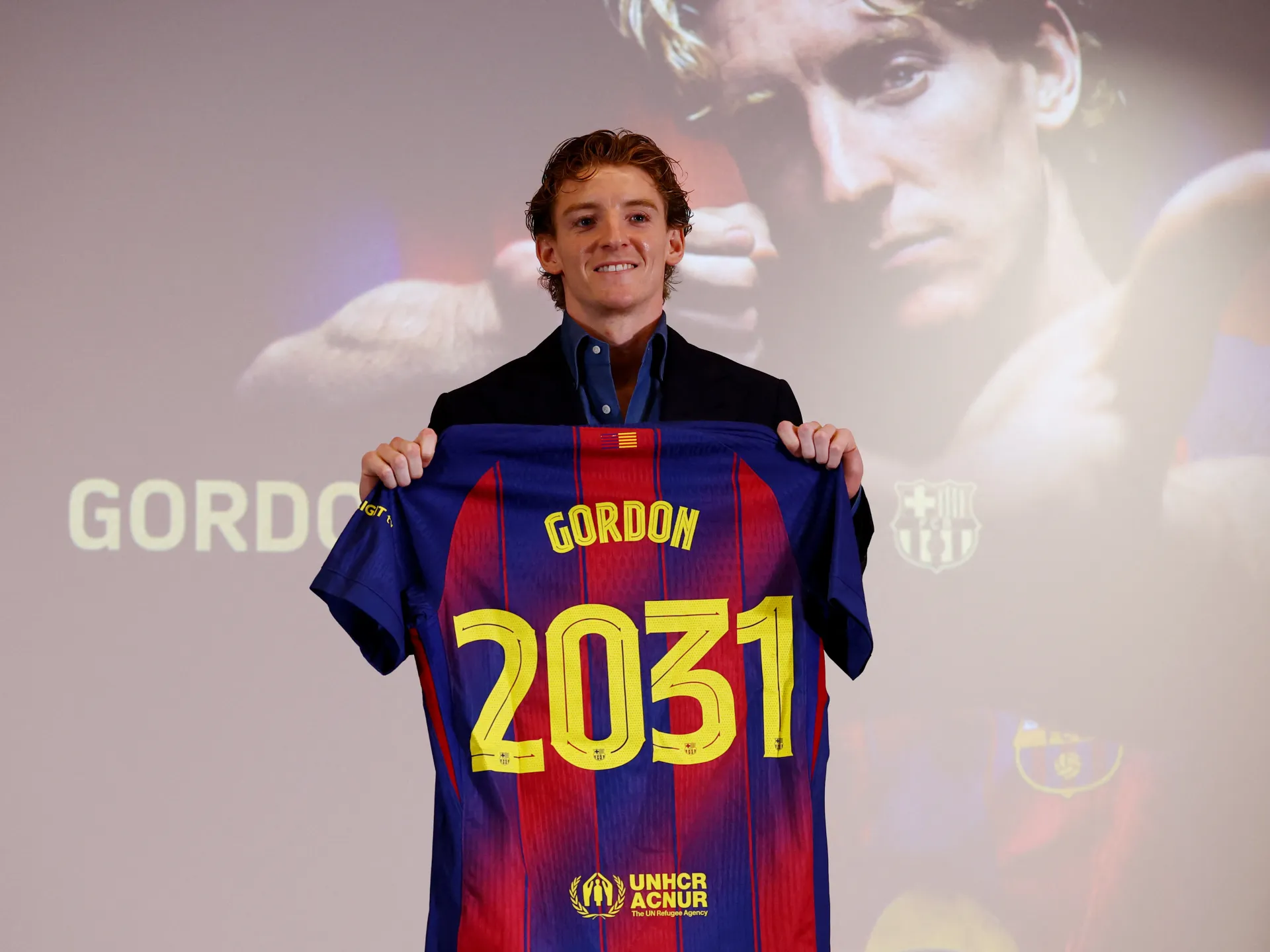Barcelona sign England winger Anthony Gordon from Newcastle