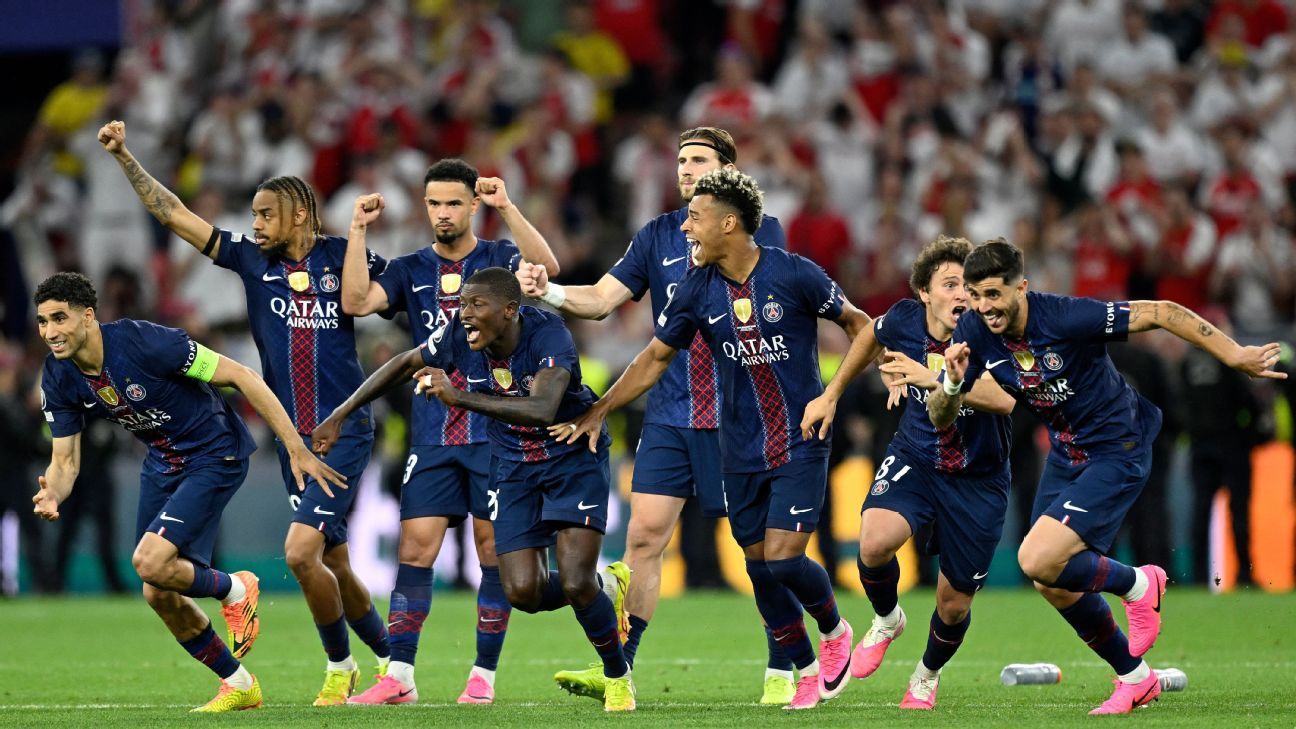 PSG beat Arsenal in shootout to retain UCL title