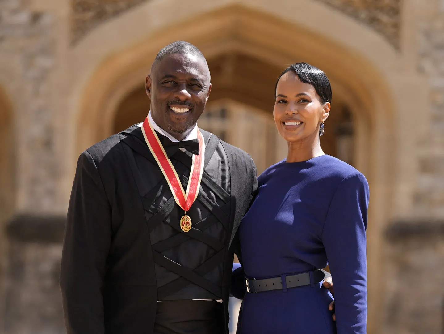 Actor Idris Elba knighted by King Charles at Windsor Castle