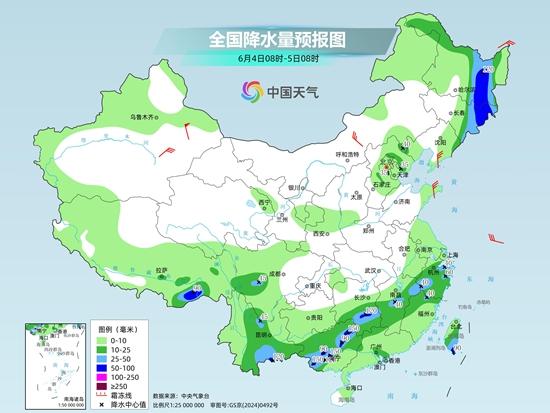 东北华北等地多雷雨天气 南方6日起将再迎新一轮降雨