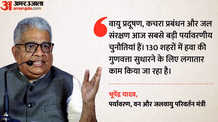 'विकास और पर्यावरण साथ-साथ': मंत्री भूपेंद्र यादव बोले- यही भारत का नया मॉडल; वायु प्रदूषण को माना बड़ी चुनौती