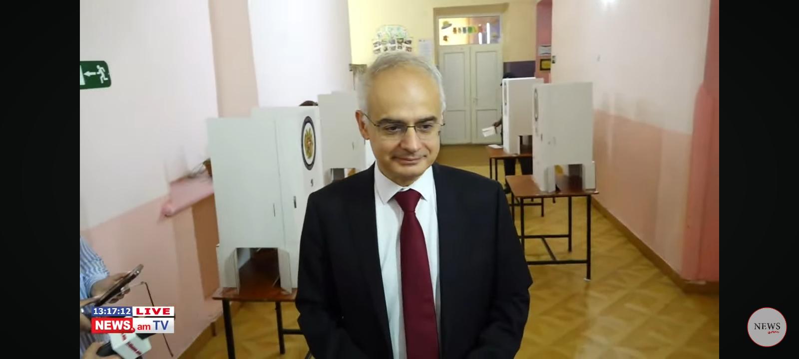 Հայ ազգային կոնգրեսի վարչապետի թեկնածուն քվեարկել է ընտրություններում