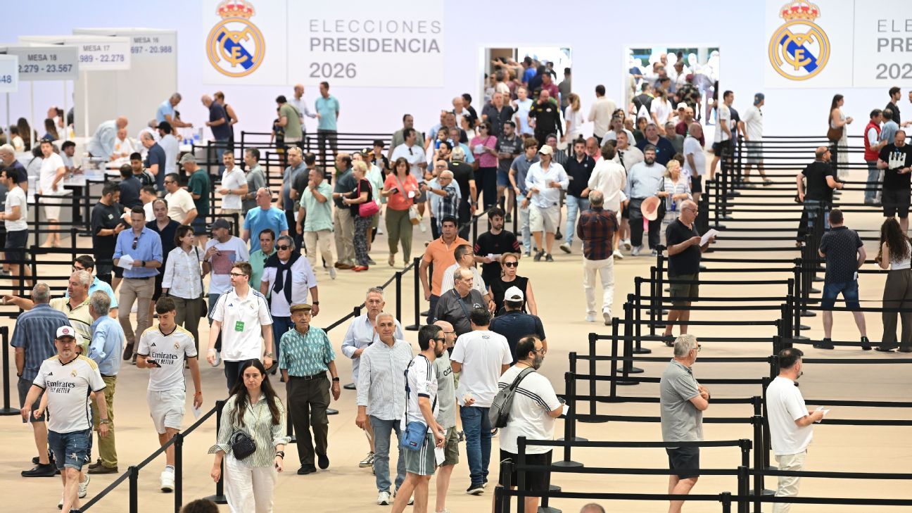 Madrid members voting in first elections for 20yrs...