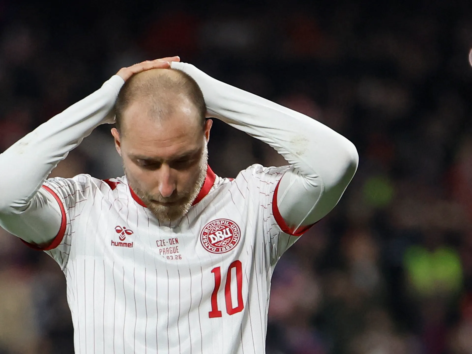Denmark’s Christian Eriksen collapses on football pitch during friendly