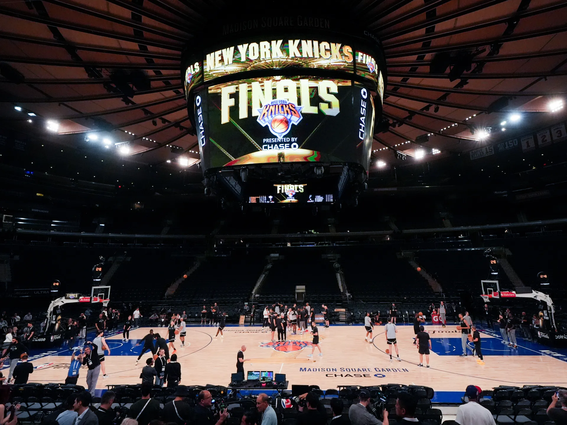Secret Service-level security for NBA Finals with Trump attending Game 3
